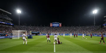 How 3 Key Defensive Plays Shaped the 2025 US Open Cup Final Packed stadium scene during 2025 US Open Cup Final with a pivotal defensive tackle in progress.