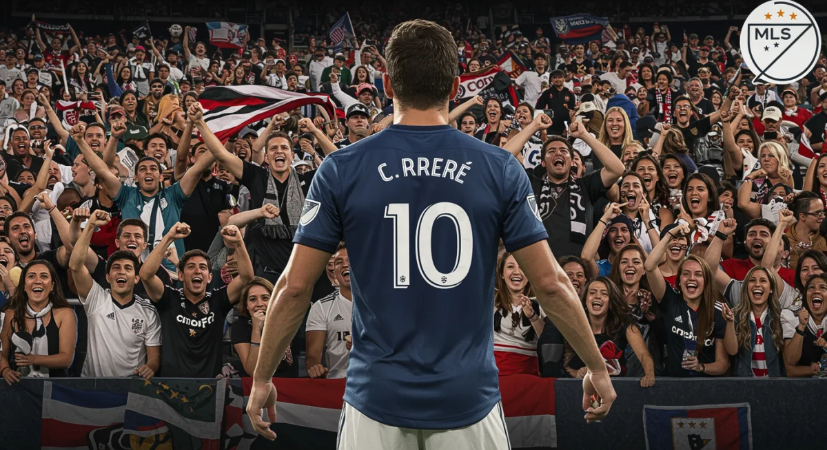 Hypothetical MLS jersey for a European star, representing the league's growing appeal.
