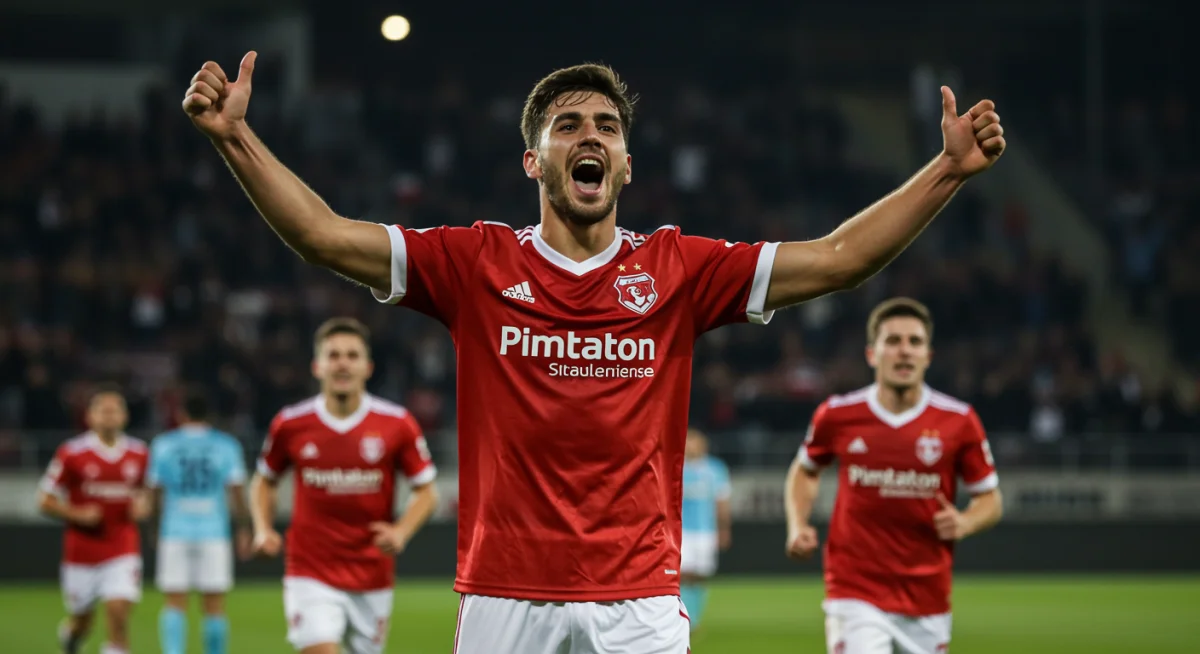 Player celebrating a crucial game-winning goal in MLS 2025