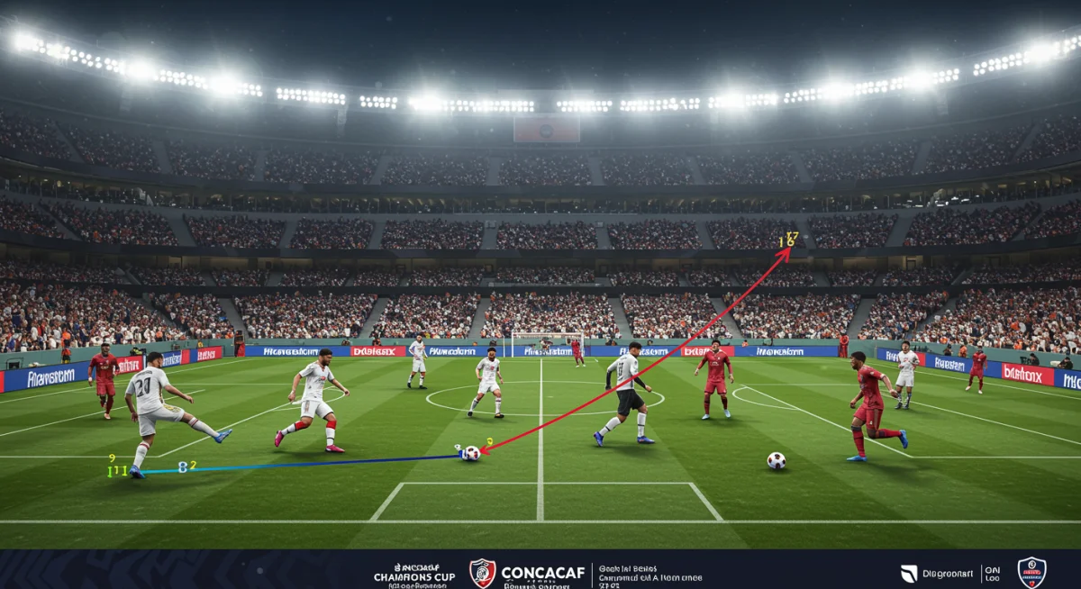 Data visualization of a pivotal Concacaf Champions Cup goal