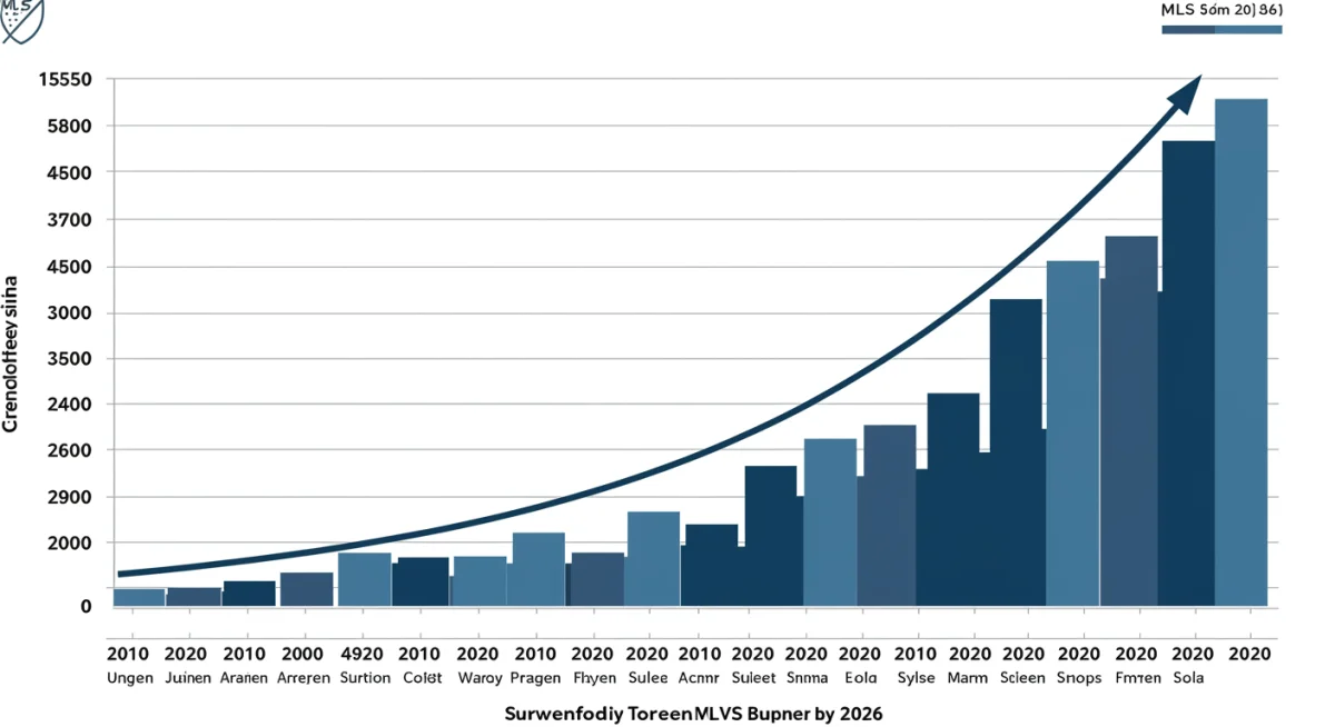 Graph illustrating rising European player transfer values to MLS