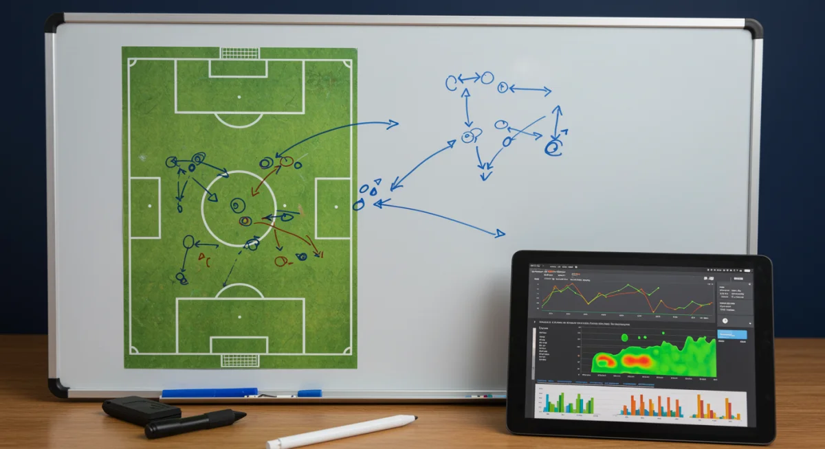 Soccer tactical board and performance analytics for player development